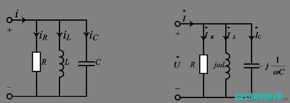 电阻、电感、电容并联电路电压与电流关系-直流电路